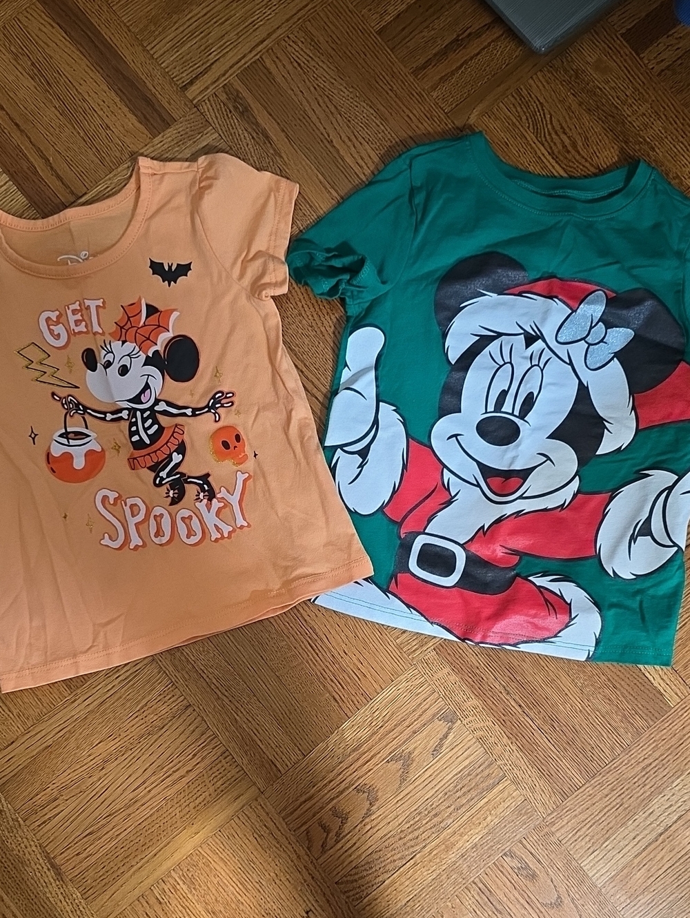 Minnie Mouse Holiday Tshirt Set